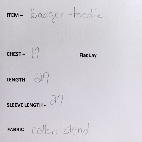 Badger Hoodie Men's Sz XS Green Yellow - Picture 6 of 7